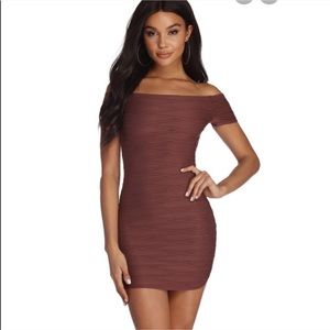 Off the shoulder Bodycon Dress